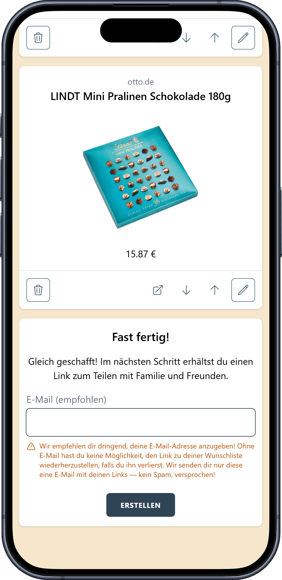 So erstellst du deine Oster-Wunschliste
