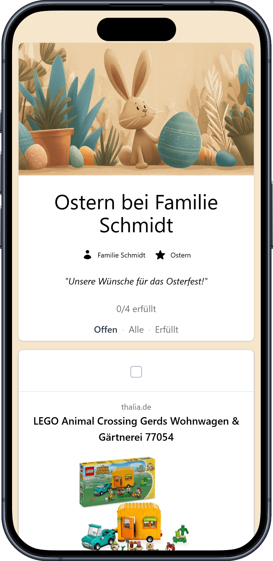 So erfüllen dir deine Liebsten Wünsche zu Ostern