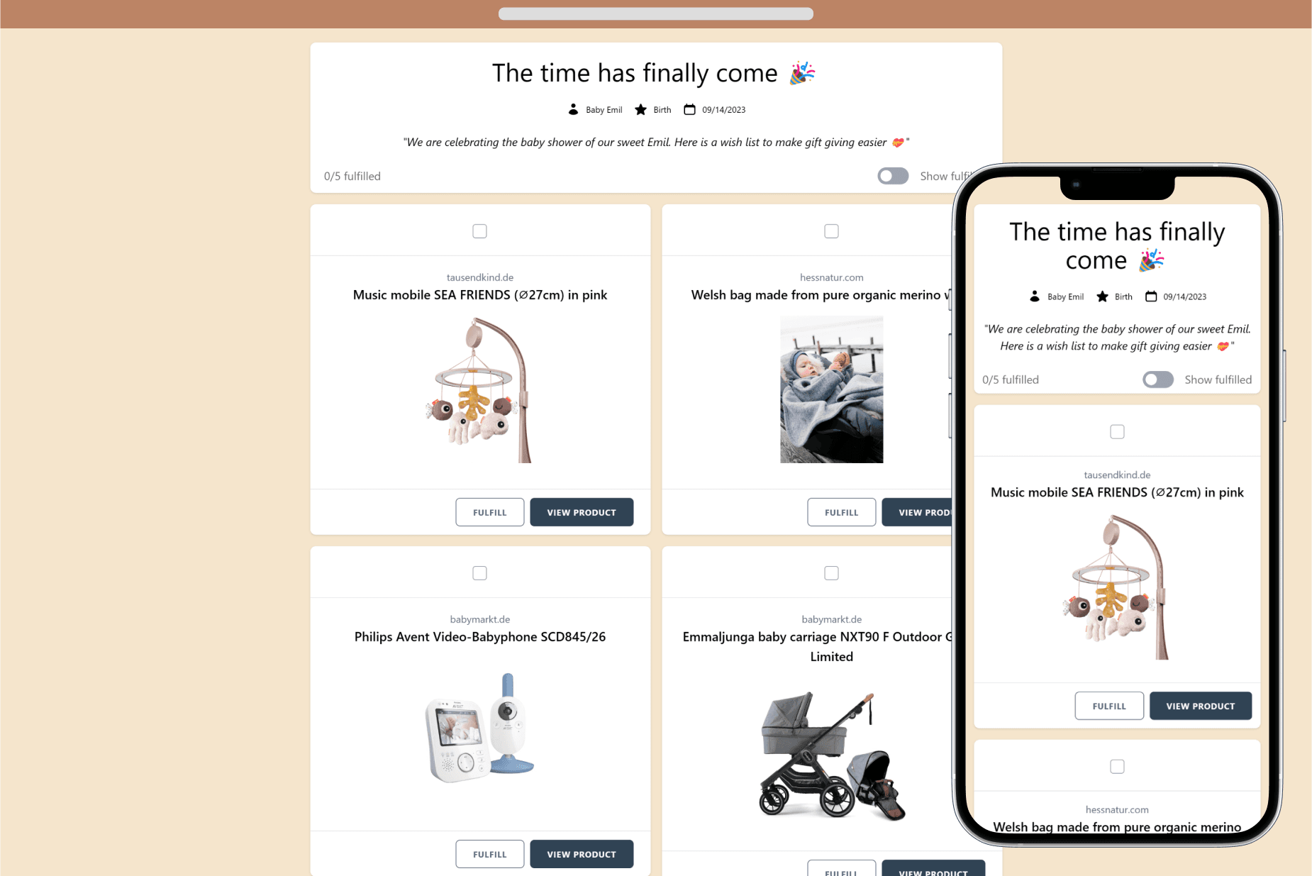 This is how your guests fulfil your wishes