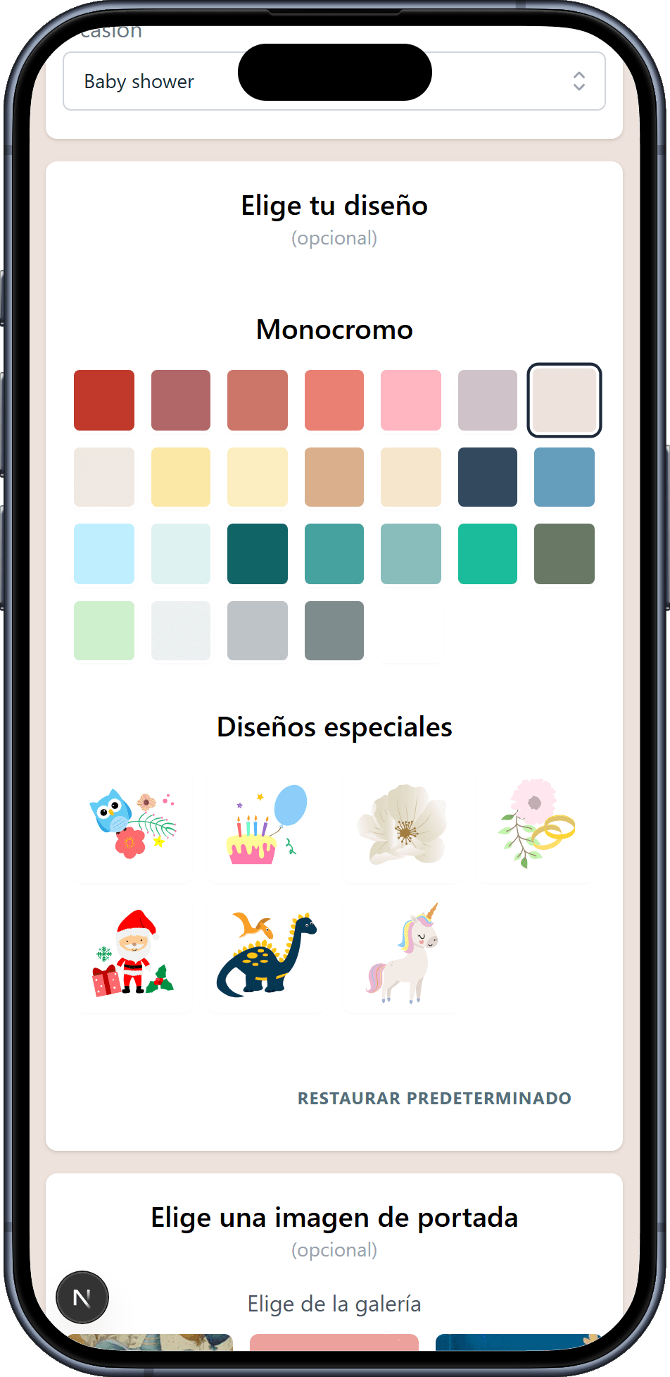 Los diseños que puedes elegir para tu lista