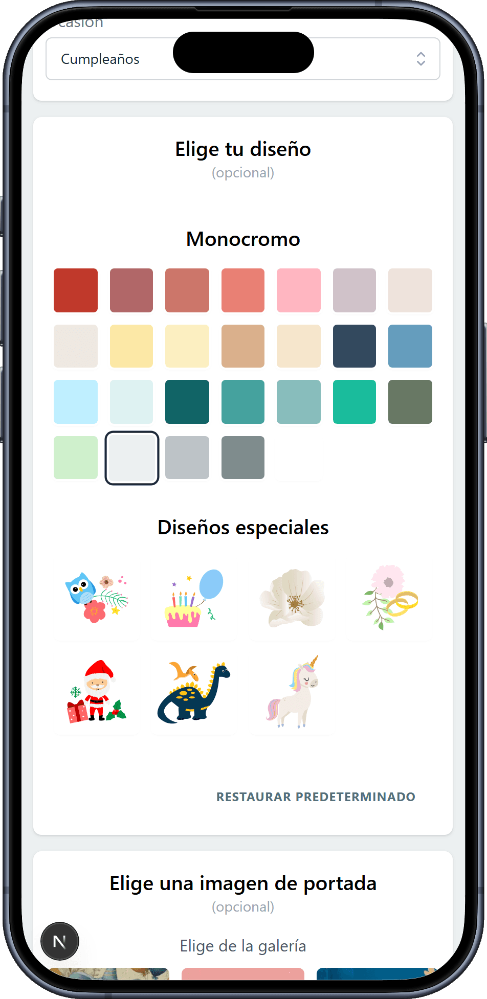 Los diseños que puedes elegir para tu lista