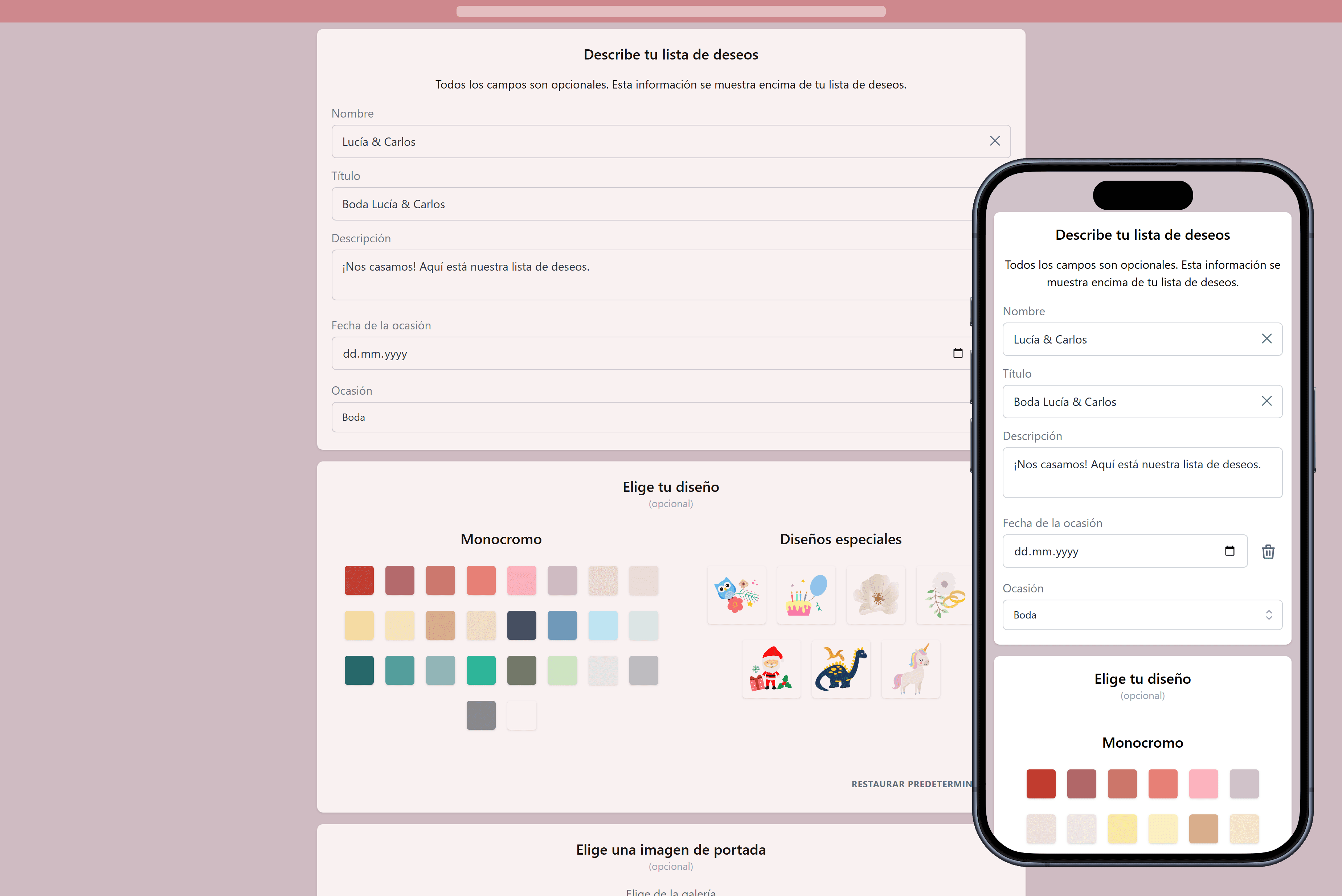 Cómo añadir detalles a tu lista de deseos