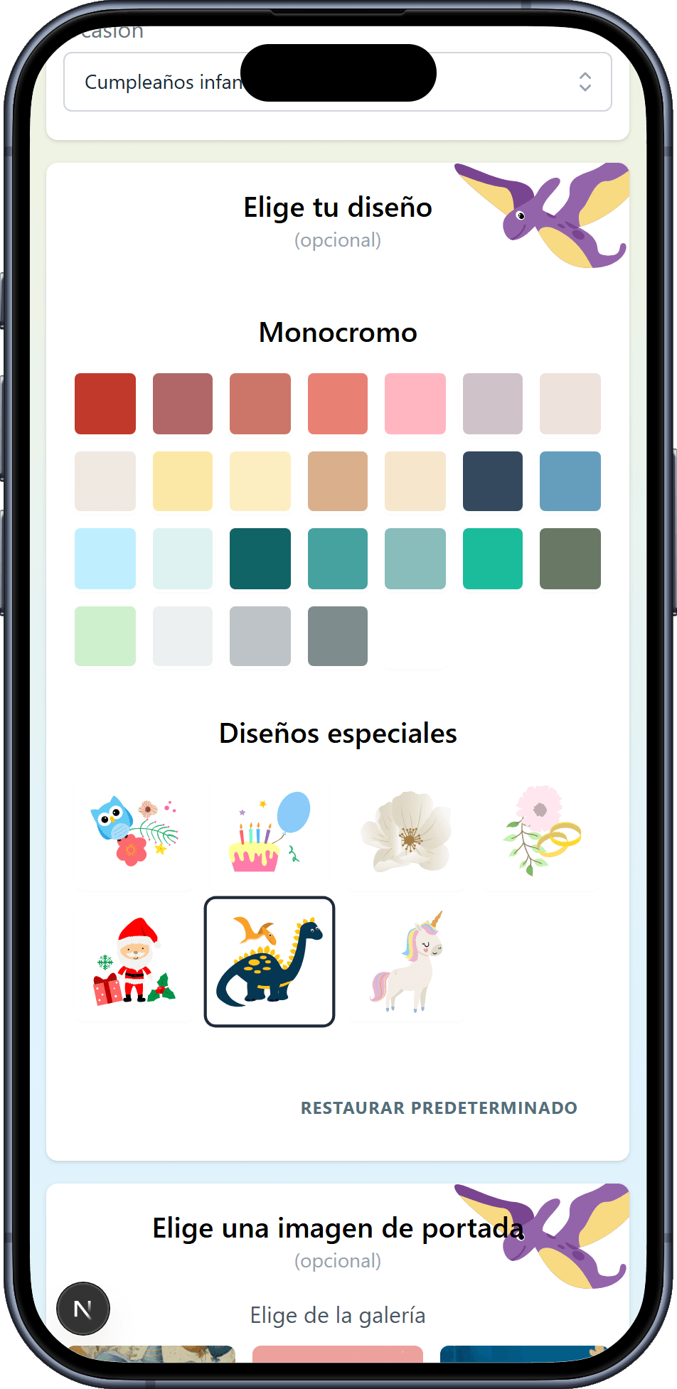 Los diseños que puedes elegir para tu lista
