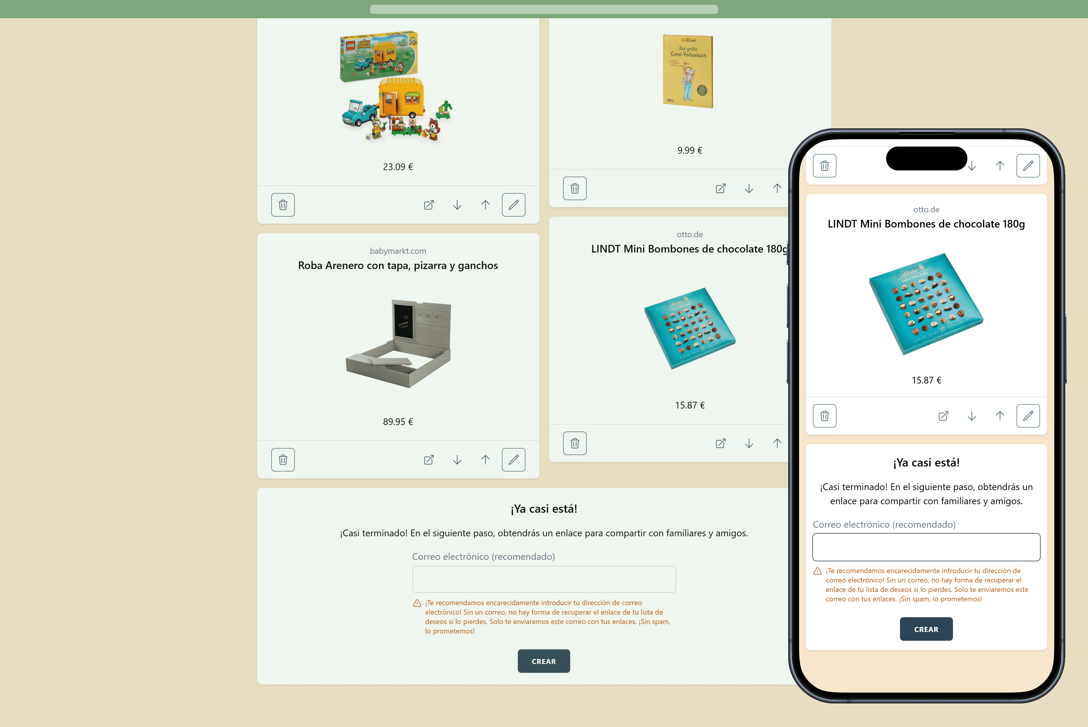 Cómo crear tu lista de Pascua