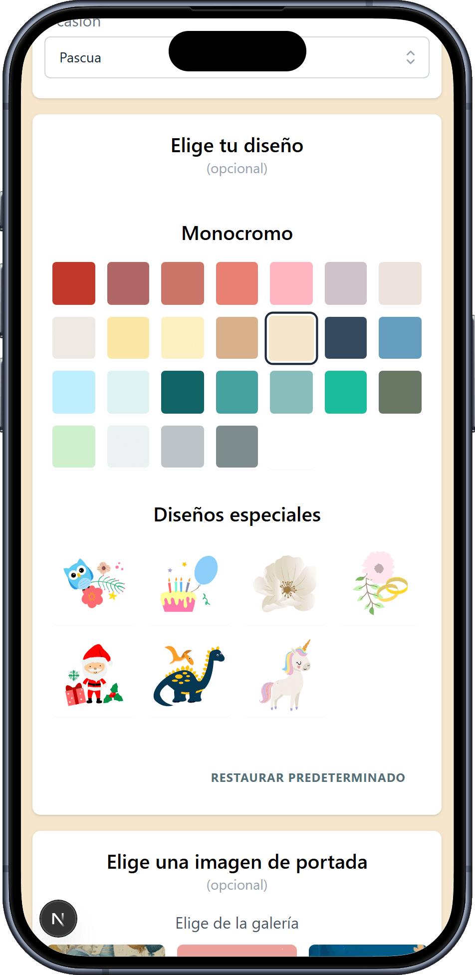 Los diseños que puedes elegir para tu lista