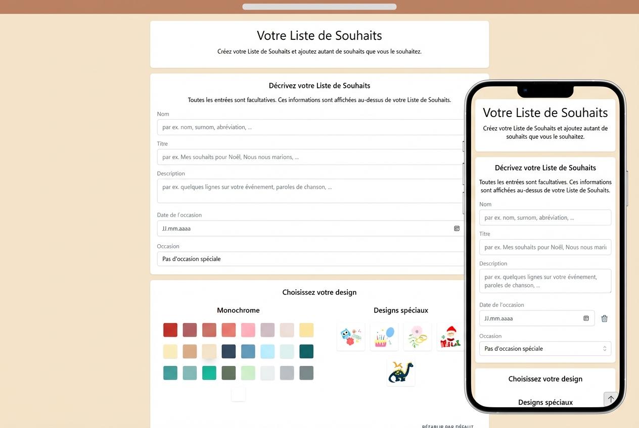 Comment ajouter des détails à votre liste de souhaits
