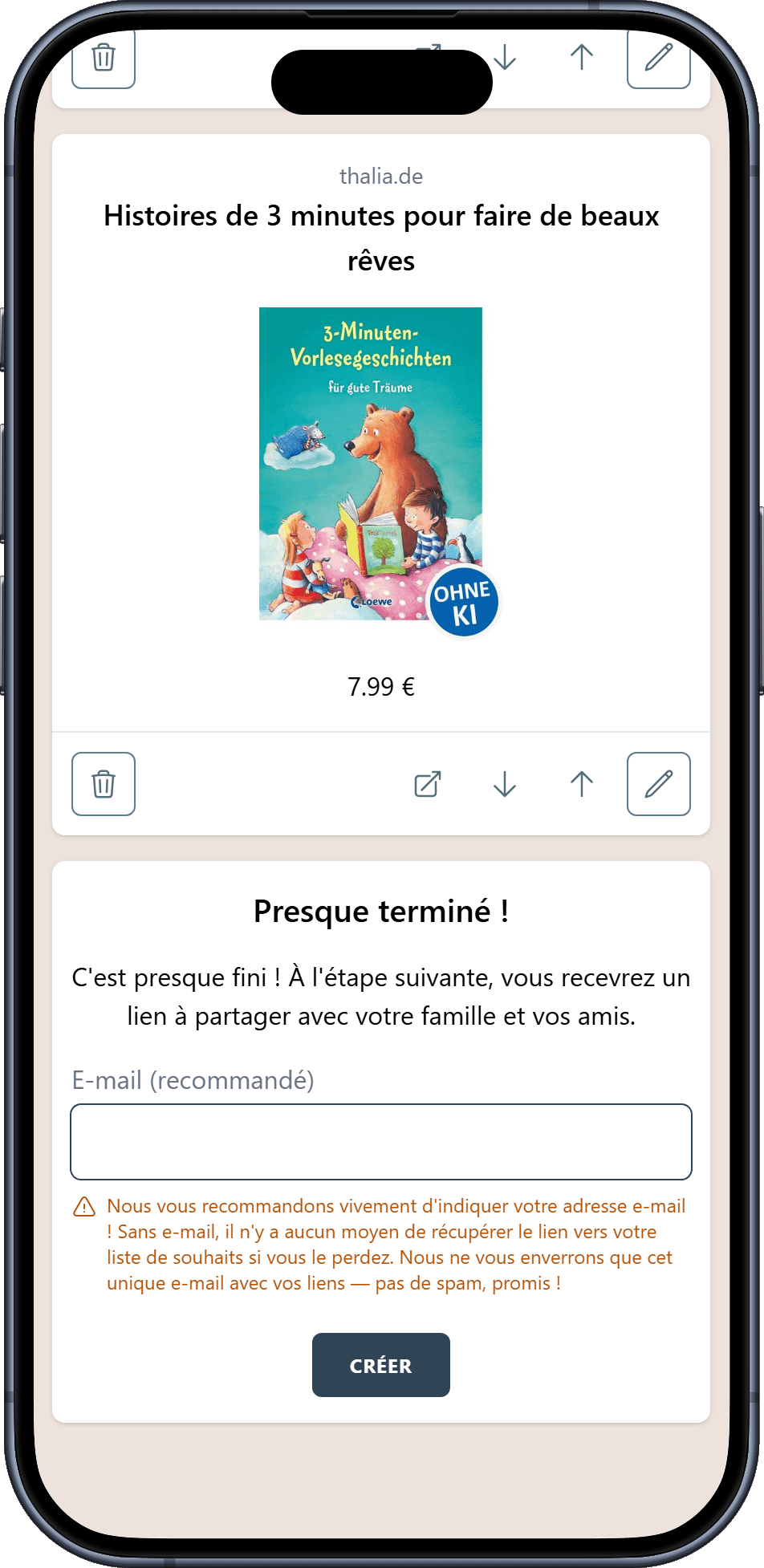 Comment créer votre liste de souhaits