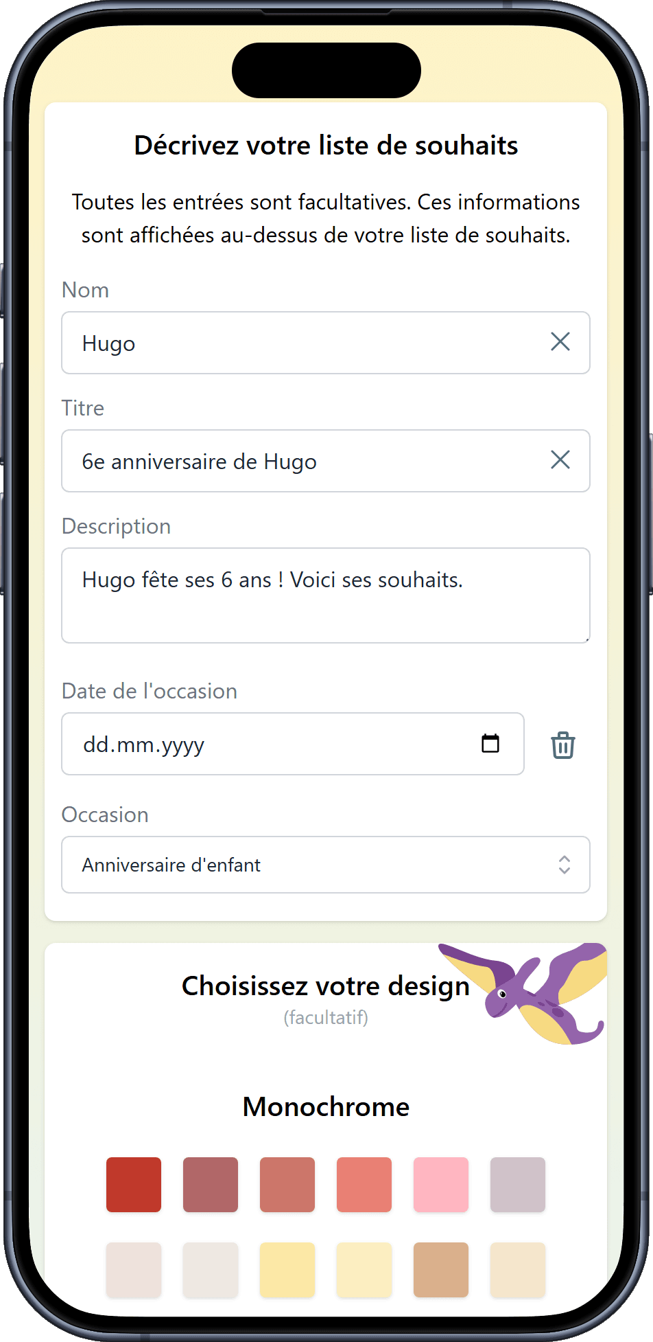 Comment ajouter des détails à votre liste
