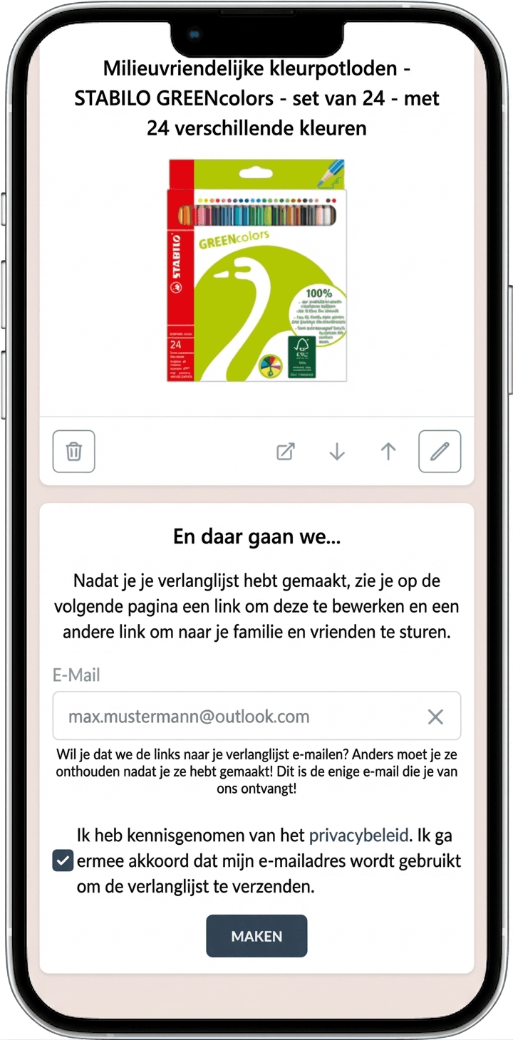 Hoe maak je je verlanglijst