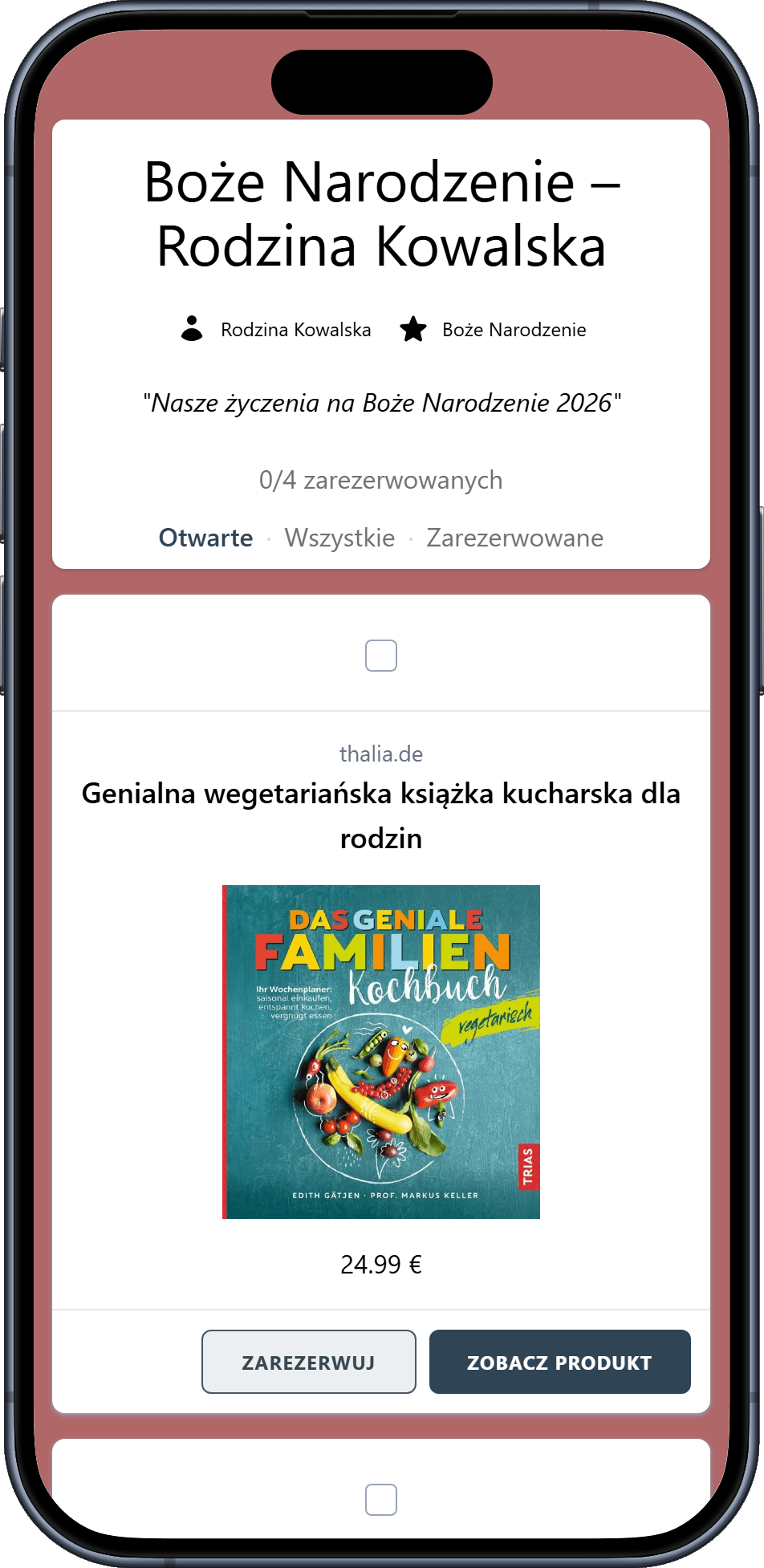 Tak wygląda Twoja gotowa lista życzeń