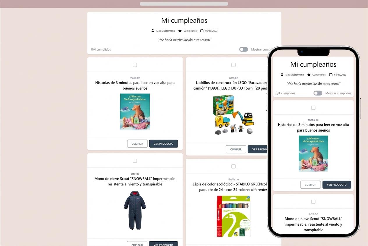 Así cumplen los deseos tus invitados