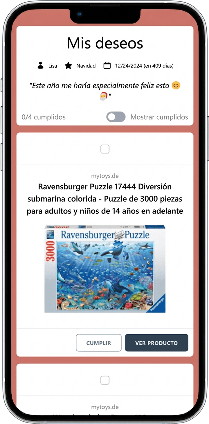 Así cumplen los deseos tus invitados