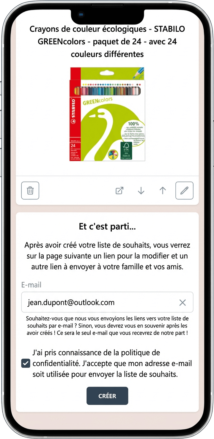 Comment créer votre liste de souhaits