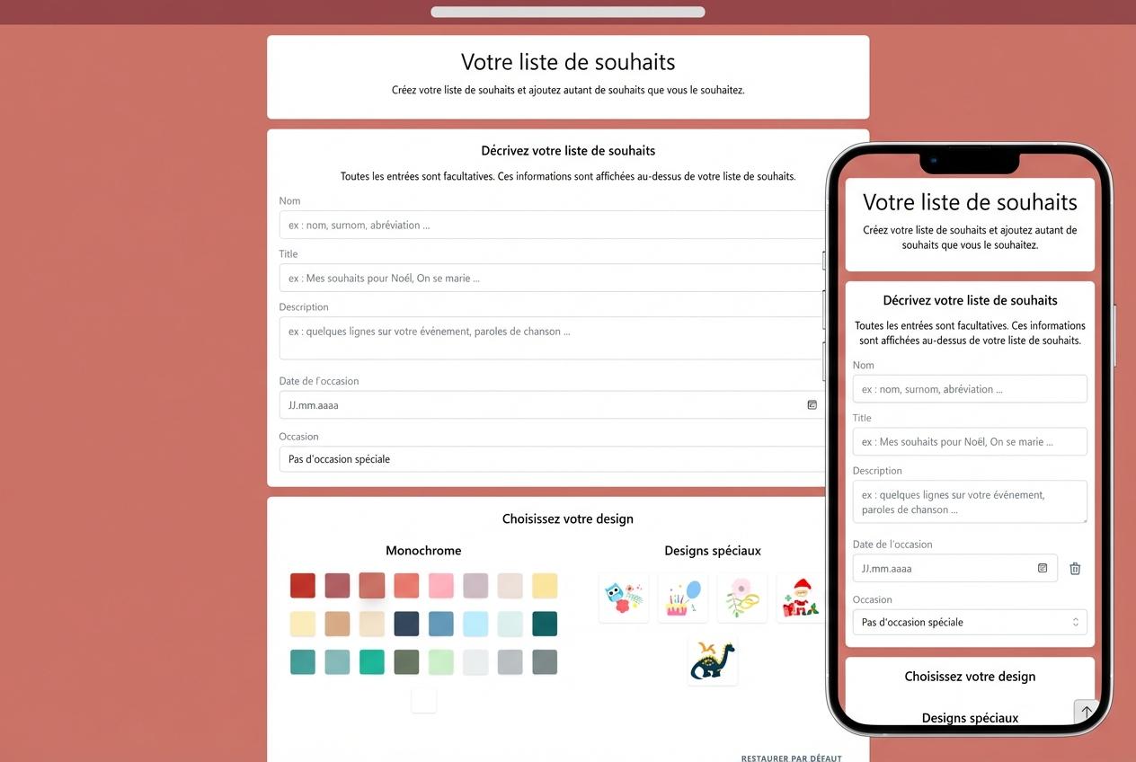 Comment ajouter des détails à votre liste de souhaits