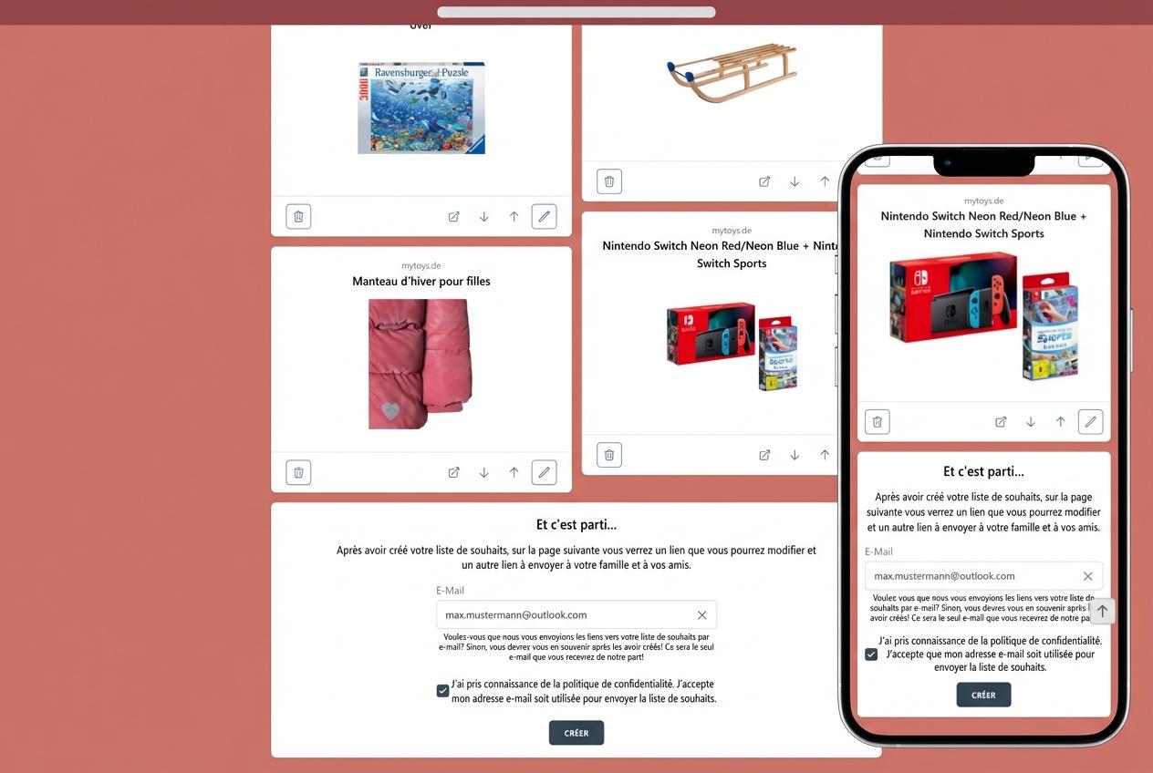 Comment créer votre liste de souhaits