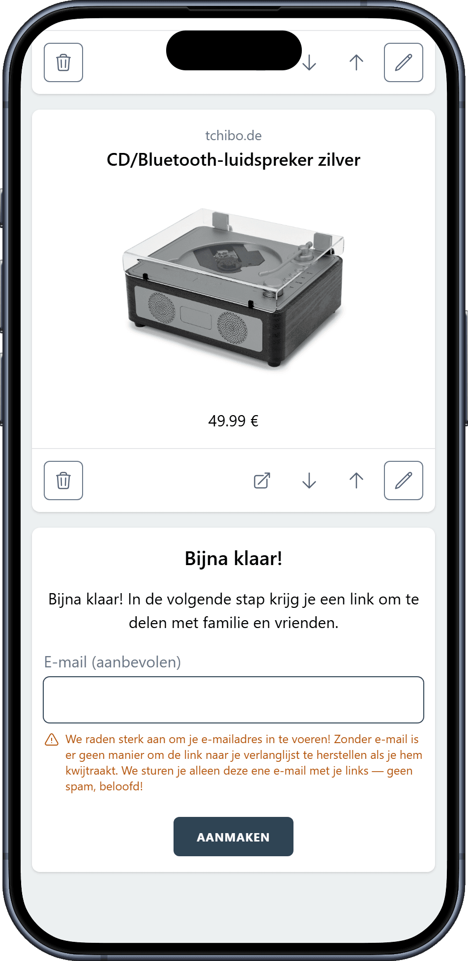 Hoe maak je je verlanglijst